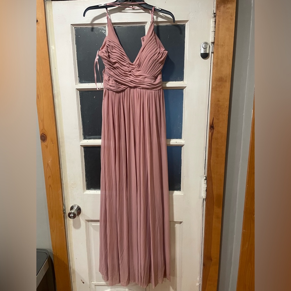 Chic Mauve Maxi Dress